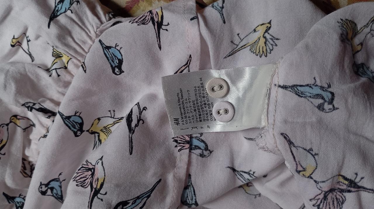 H&M Bird Print Dress - Thumbnail 4