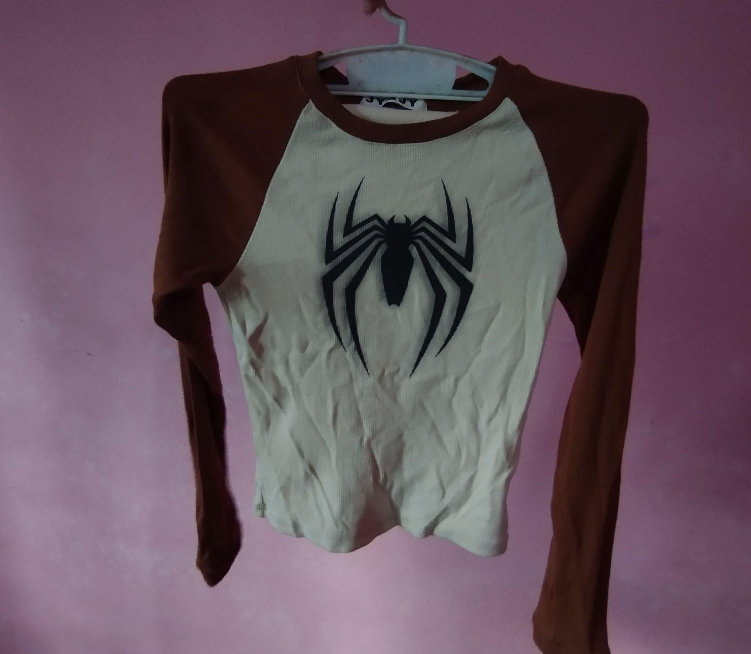 Brown & Cream Raglan Long-Sleeve Tee - Thumbnail 2