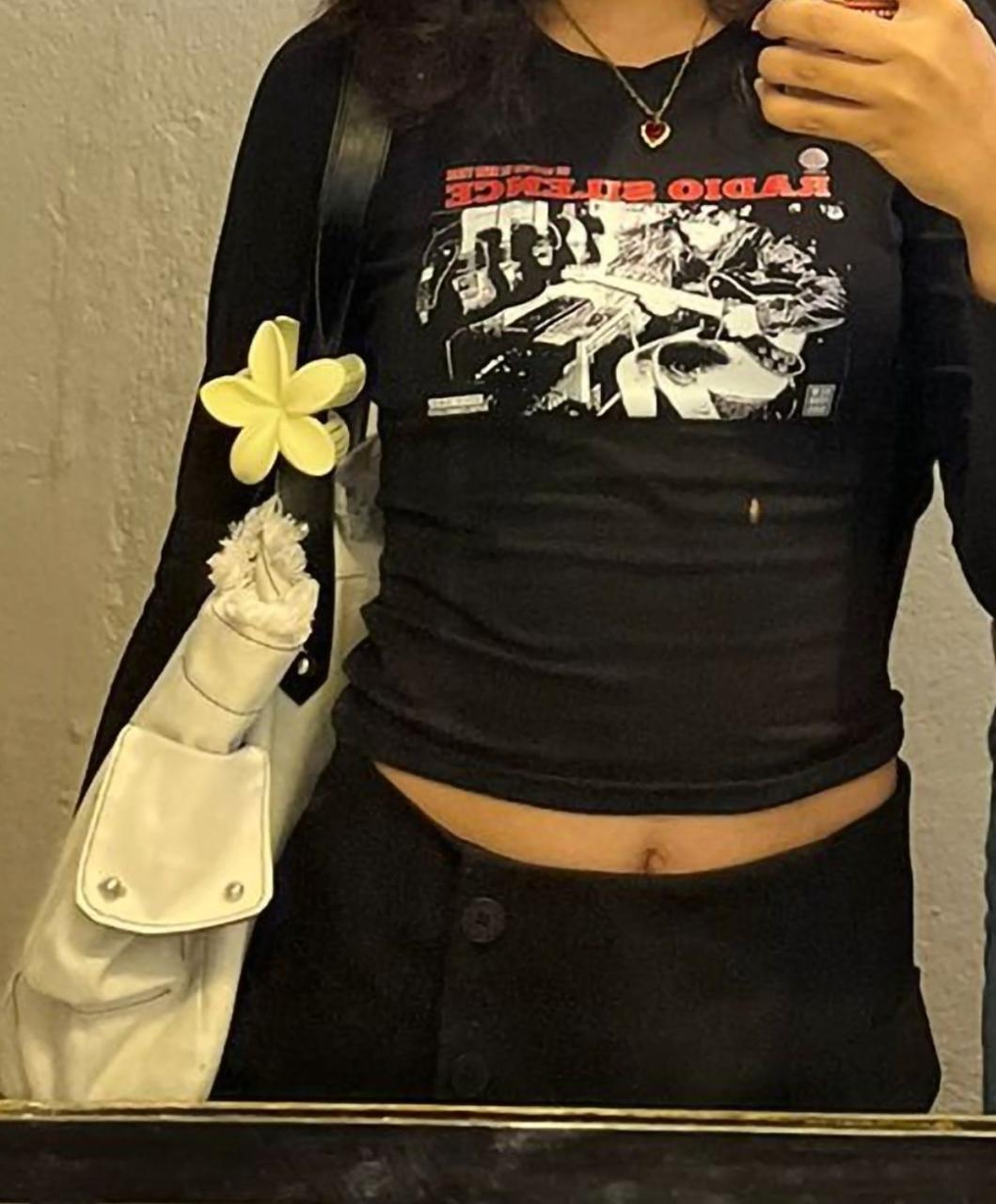 Y2k Fitted Full Sleeve Tee