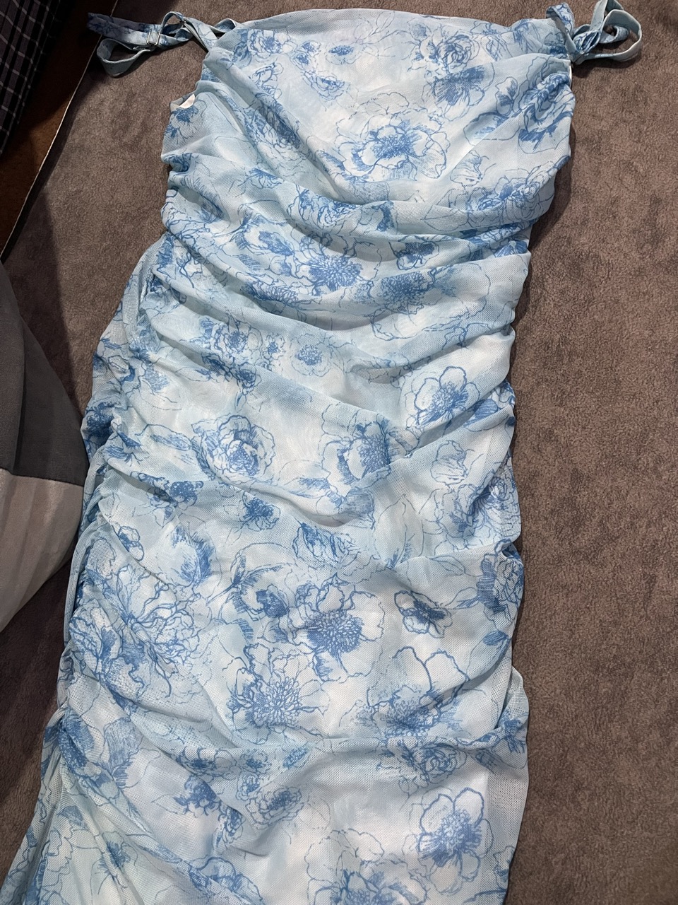 Blue Long Bodycon - Thumbnail 4