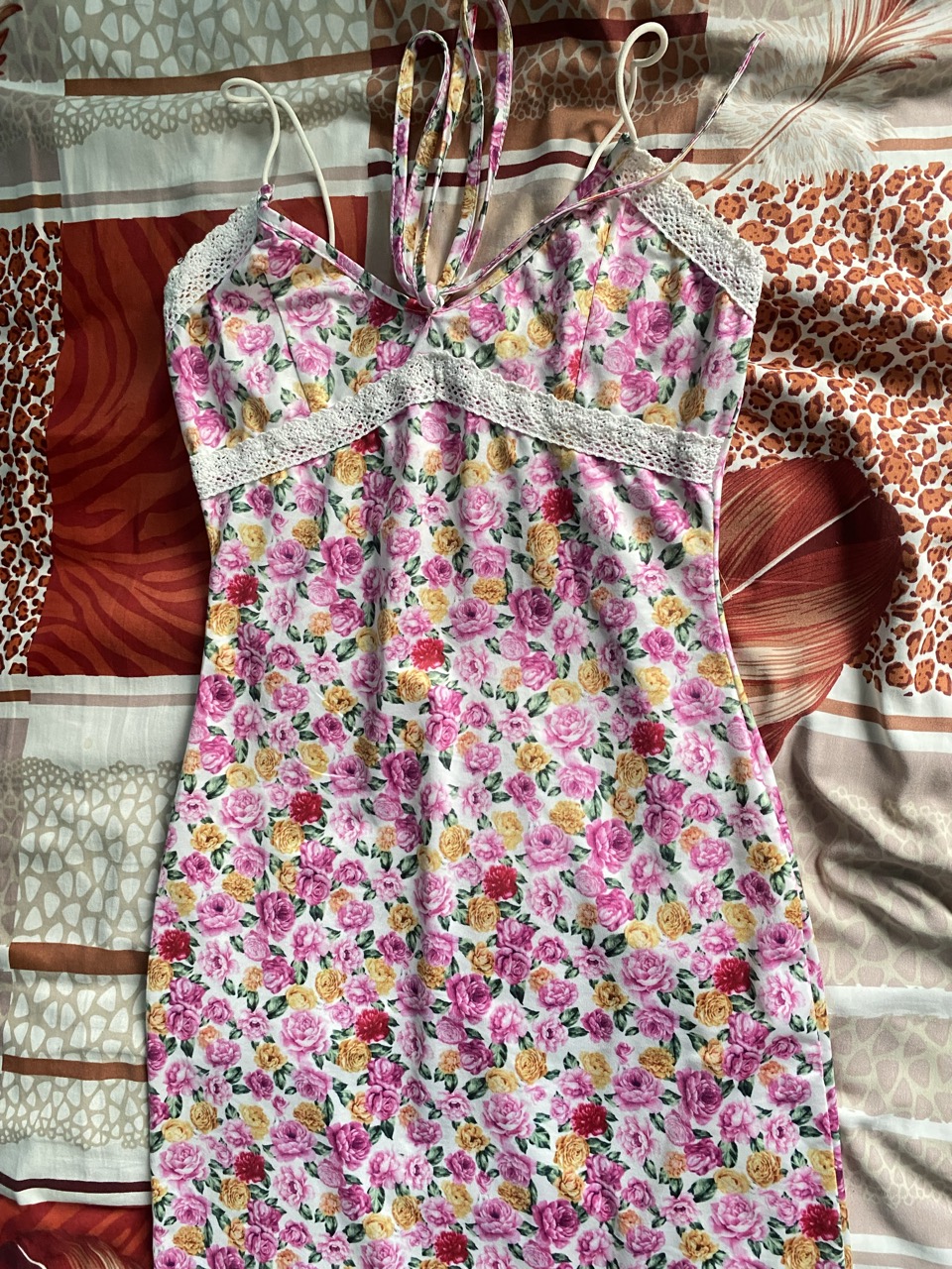 Floral Bodycon Dress - Thumbnail 3