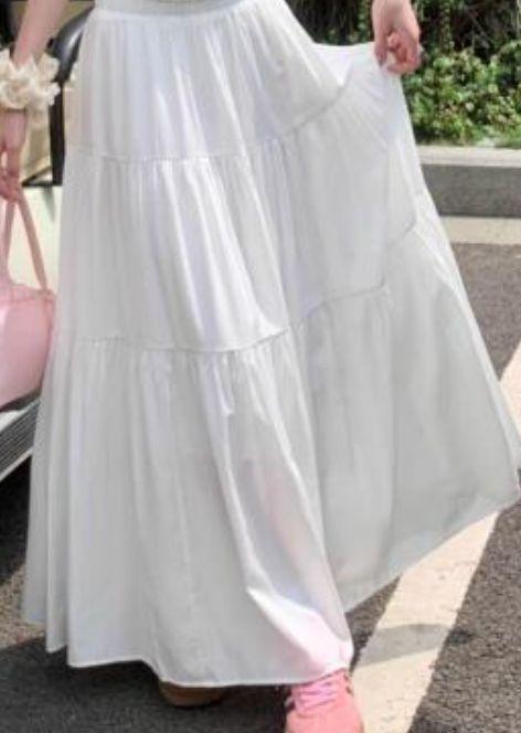 Long White Fairy Skirt - Thumbnail 2
