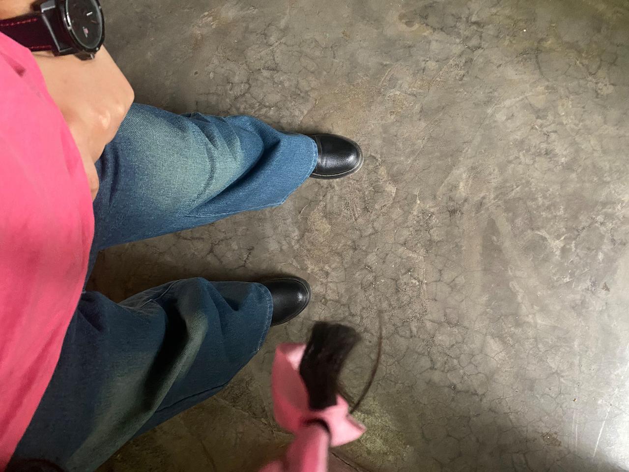 Washed Denim Pants - Thumbnail 3