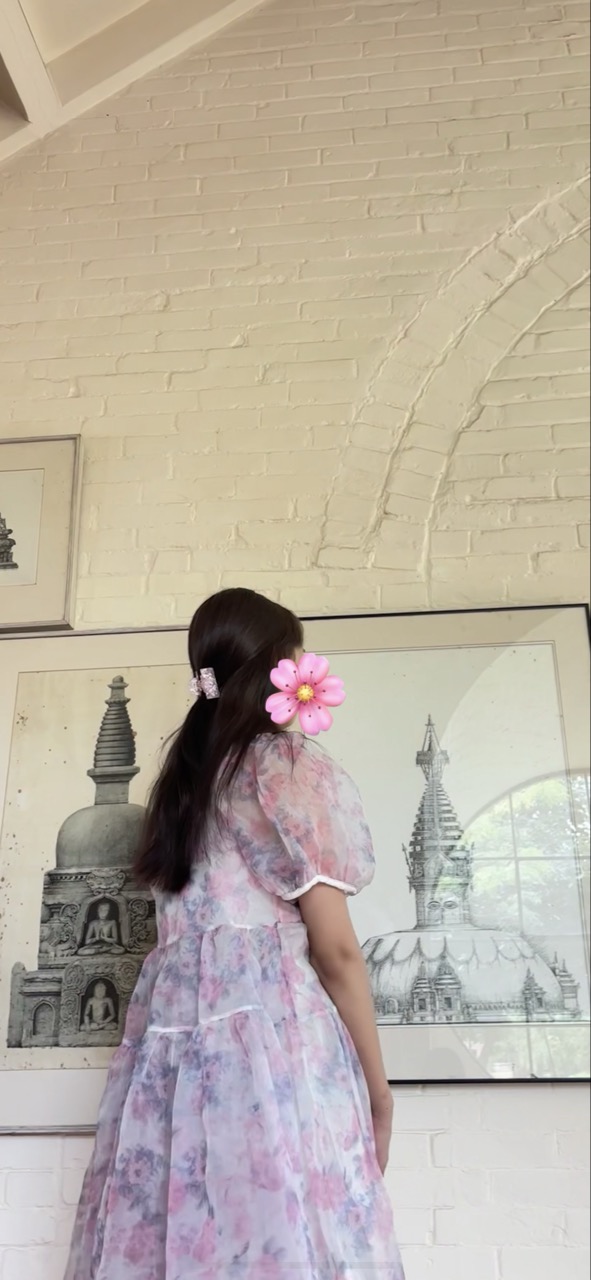 Kawaii soft pink/purple organza dress🌸 - Thumbnail 2