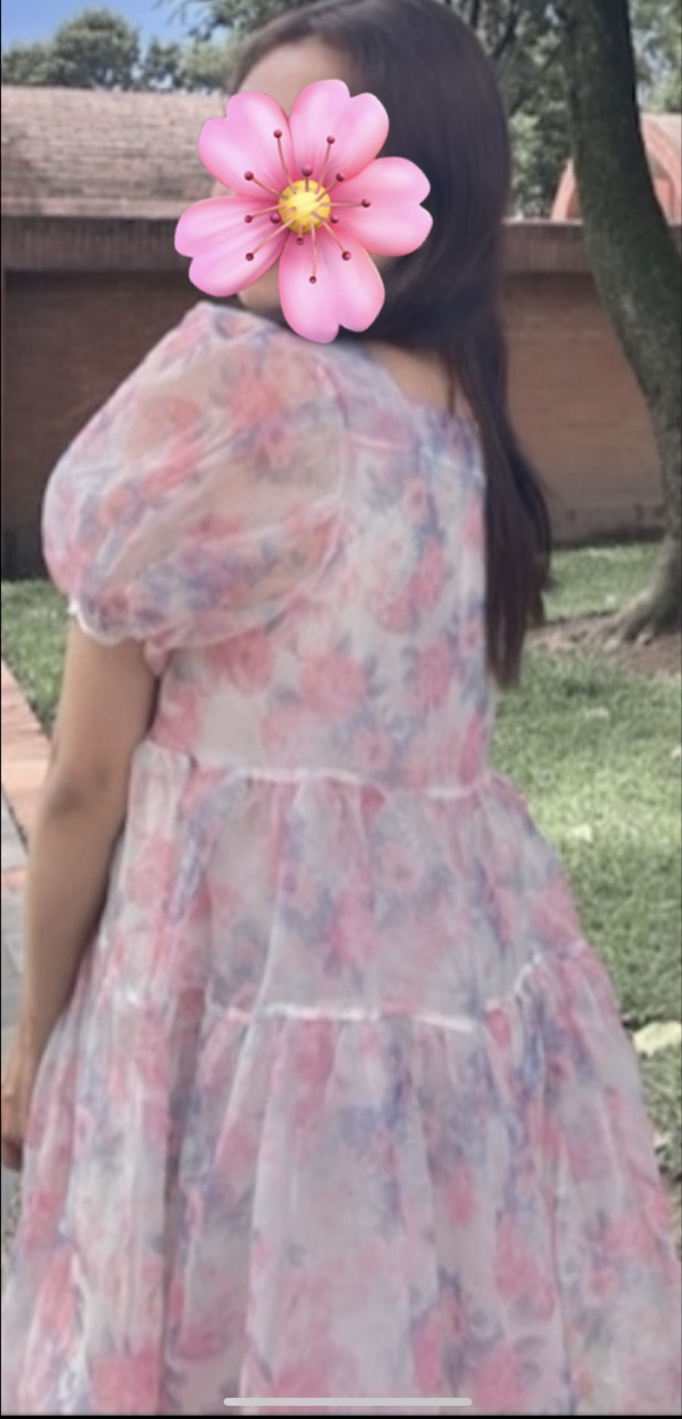 Kawaii soft pink/purple organza dress🌸 - Thumbnail 4