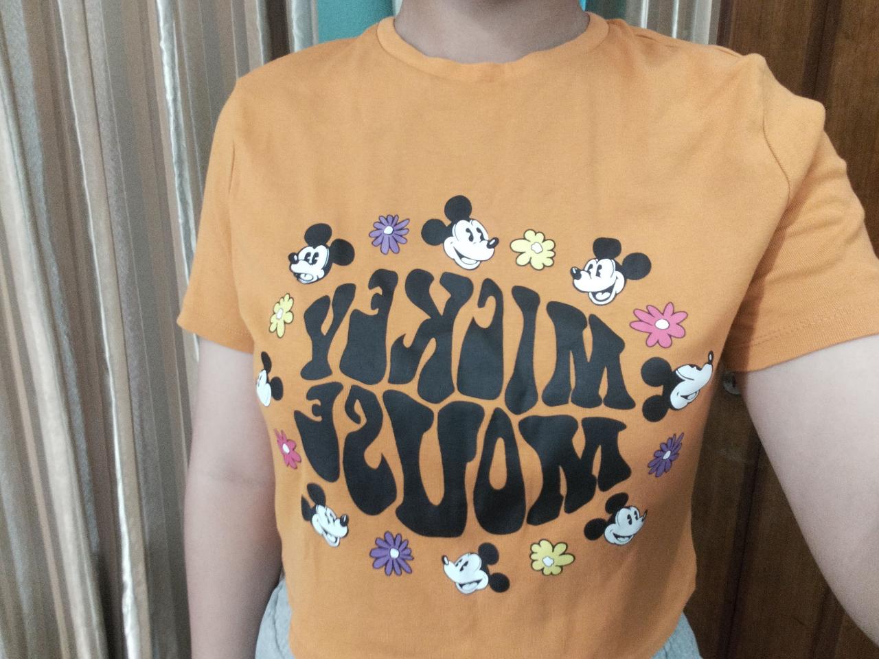 Mickey Mouse Crop Tee - Thumbnail 4