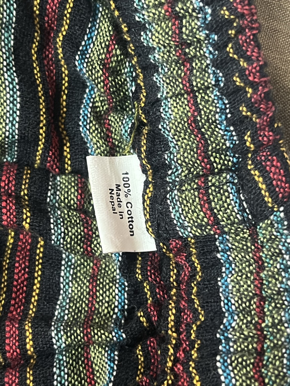 Earth-Tone Striped Harem Pants - Thumbnail 4