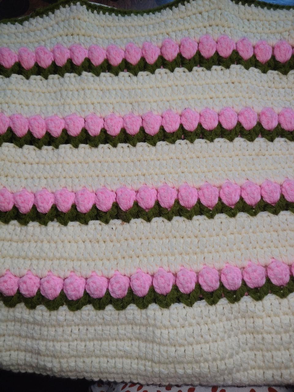 Tulip Tote Bag (Corchet) - Thumbnail 3