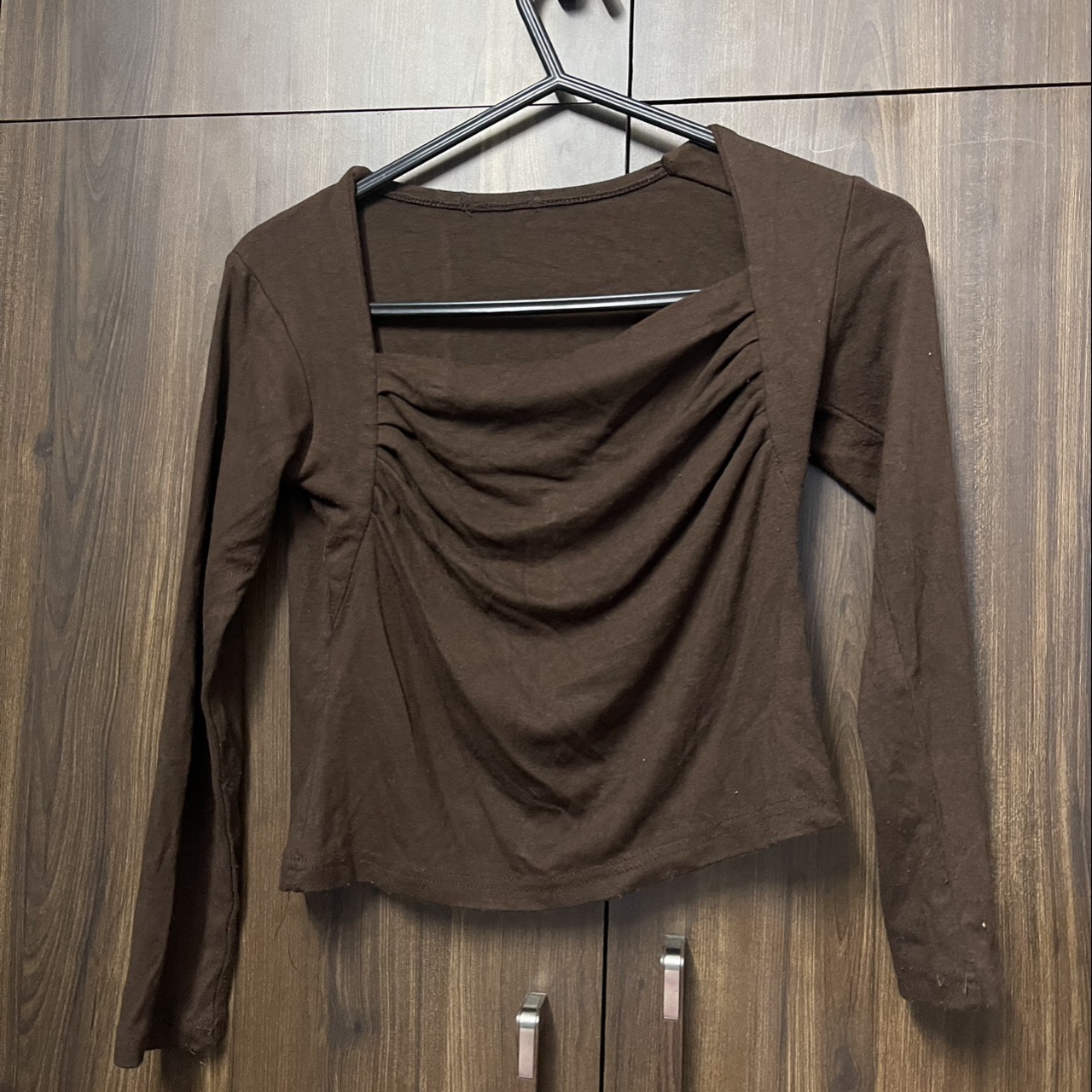 Brown Crop Top