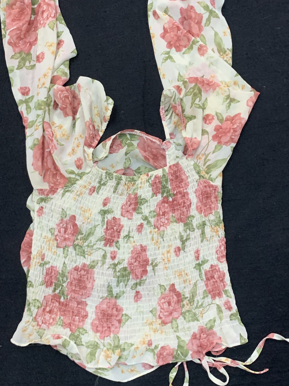 Floral crop top - Thumbnail 4