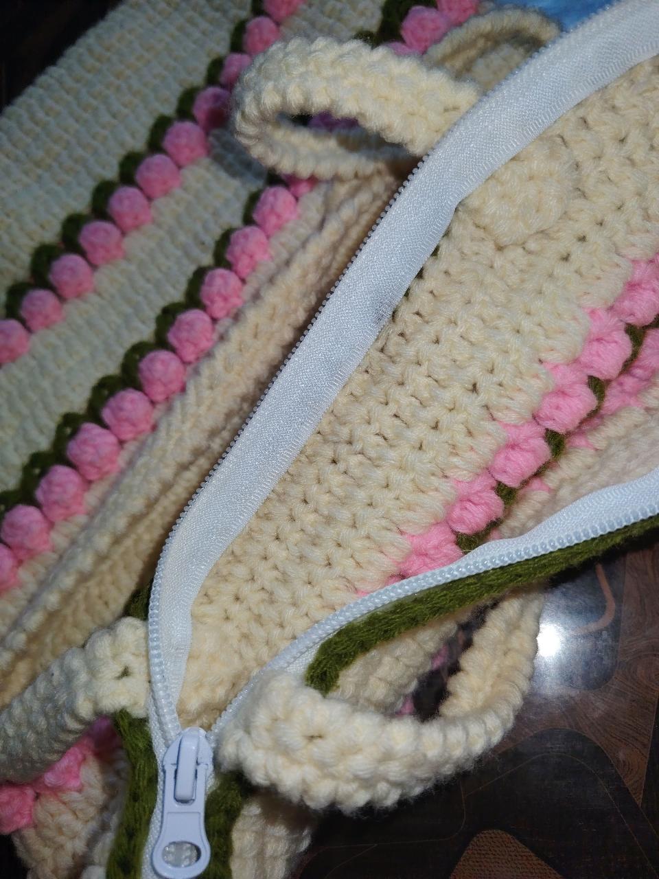 Tulip Tote Bag (Corchet) - Thumbnail 2