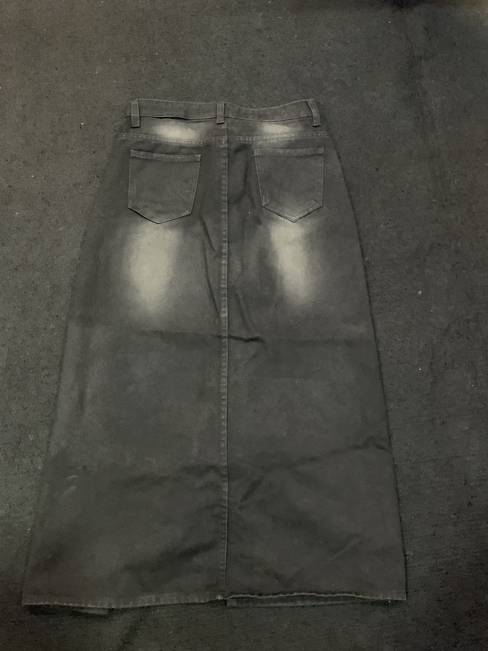 washed up denim skirt - Thumbnail 2