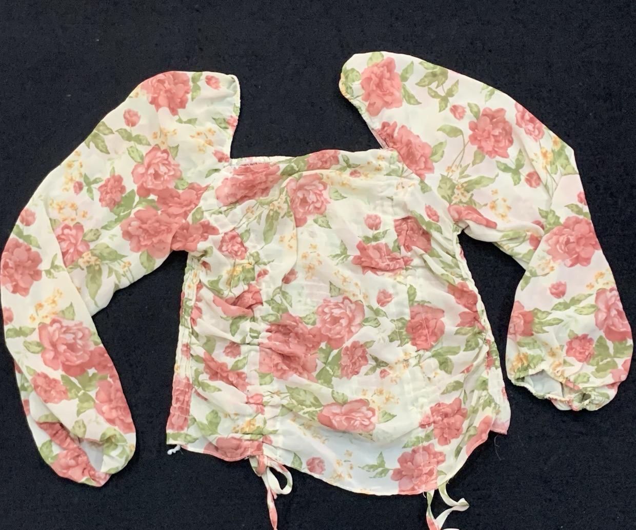 Floral crop top