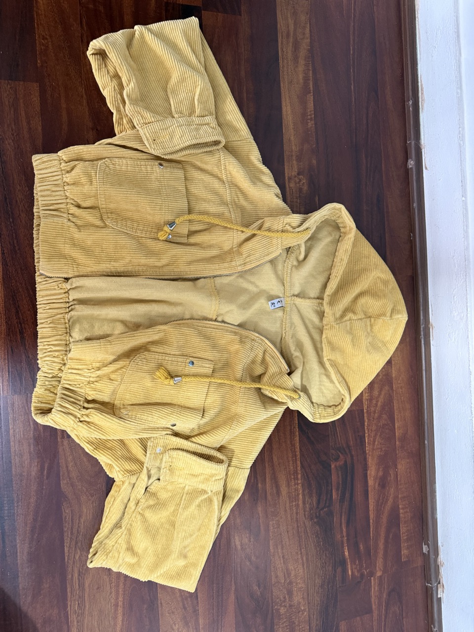Cropped Corduroy Jacket - Thumbnail 2