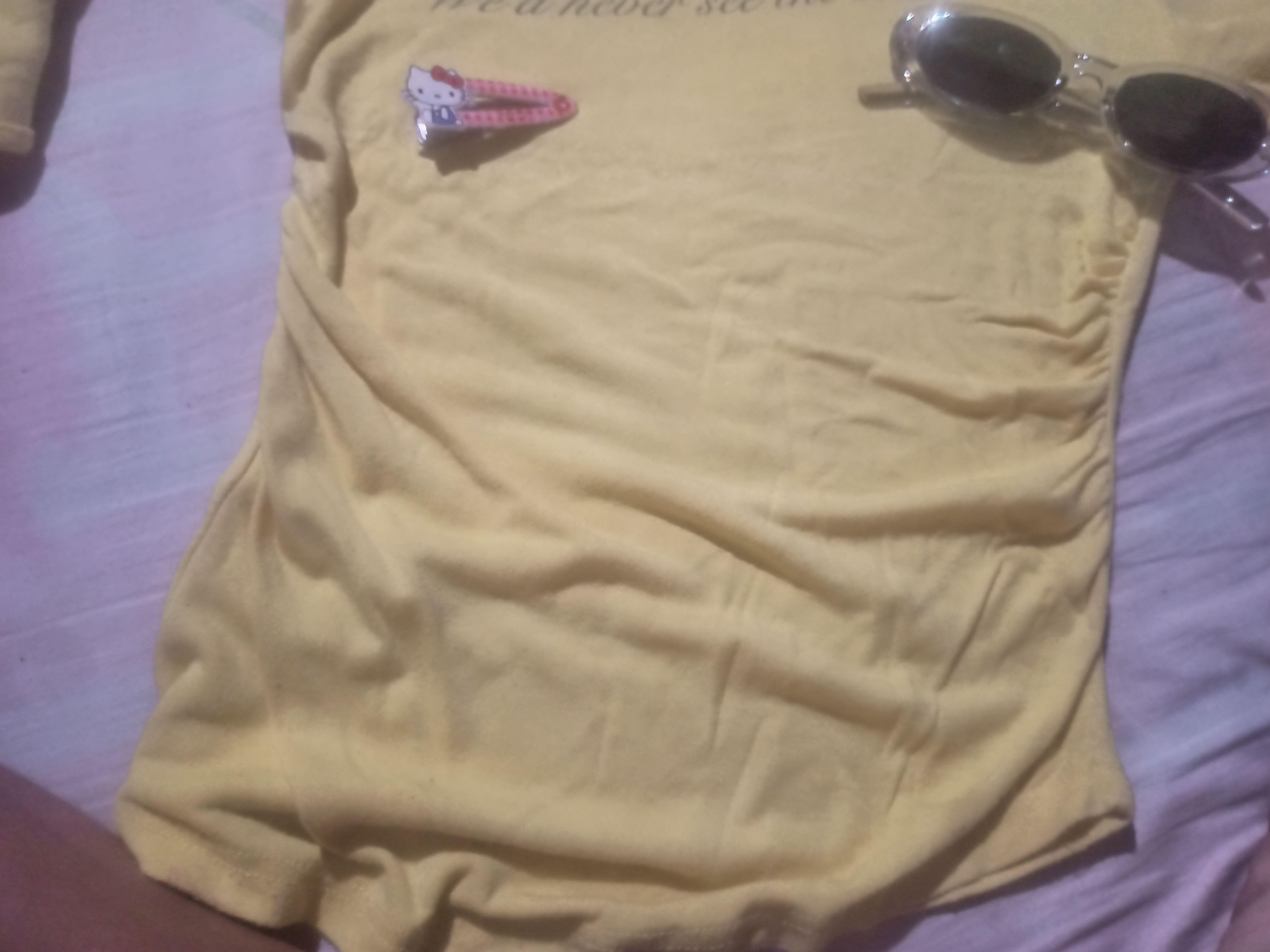 What Yellow Yellow Body Fitted Off SHOULDER - Thumbnail 3