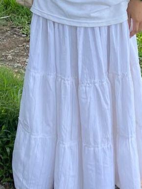 White Long Fairy Skirt - Thumbnail 4