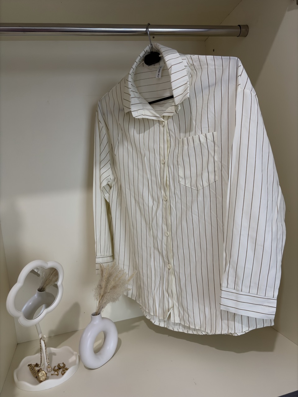 Oldmoney Style Striped Shirt - Thumbnail 4