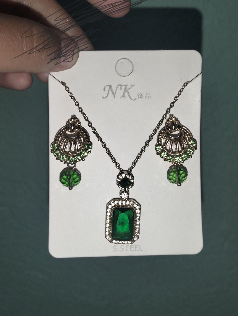 Earring And Necklace Set - Thumbnail 4