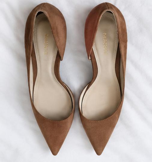Mango Suede Heel