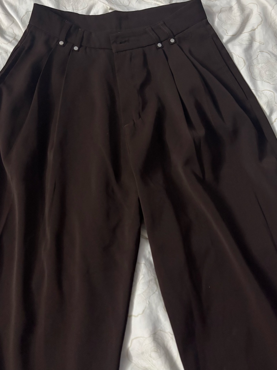 Baggy Pleated Pants - Thumbnail 4