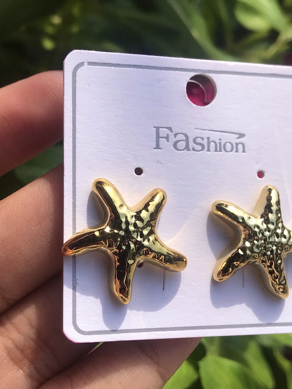 Gold Starfish Earing⭐️ - Thumbnail 2