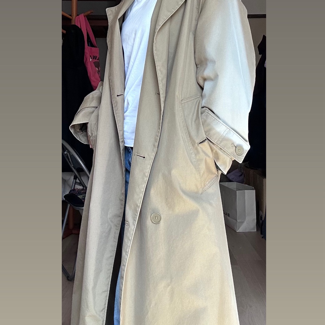 UNIQLO trench coat 🤎