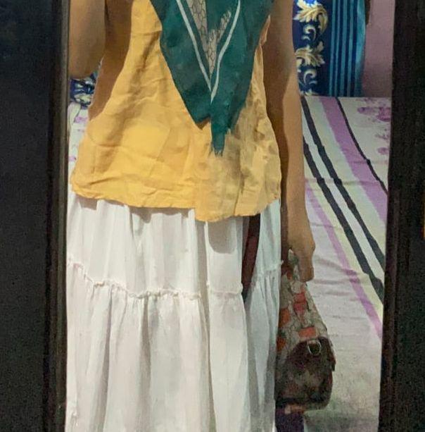 White Long Fairy Skirt - Thumbnail 2