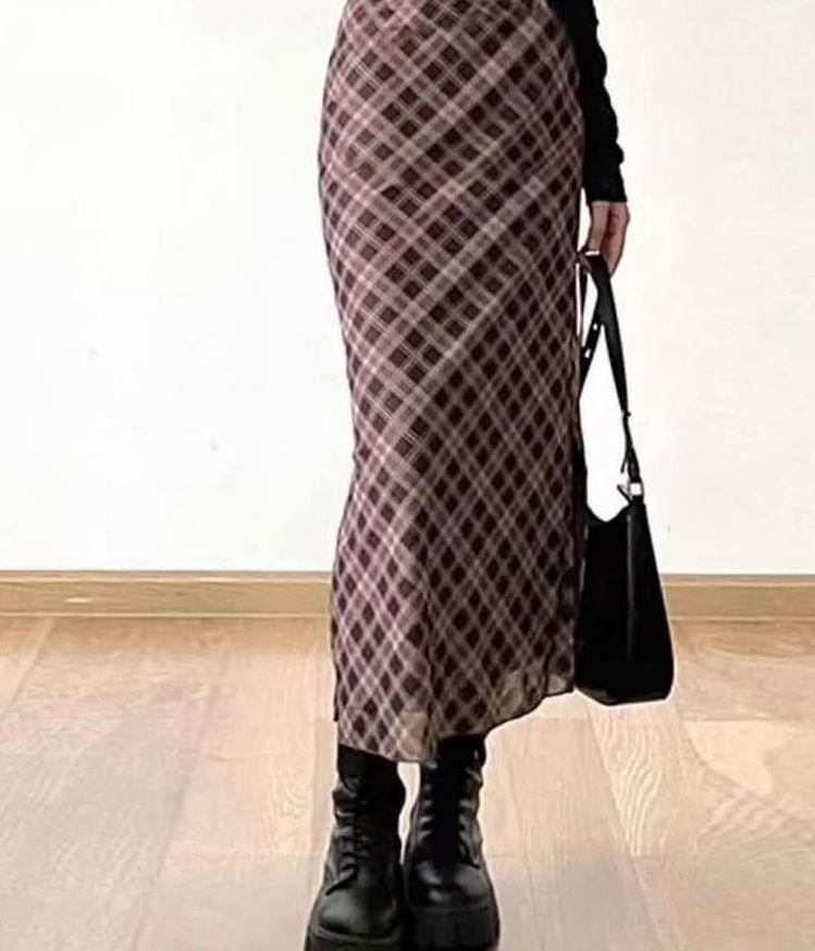 Y2K Plaid Skirt