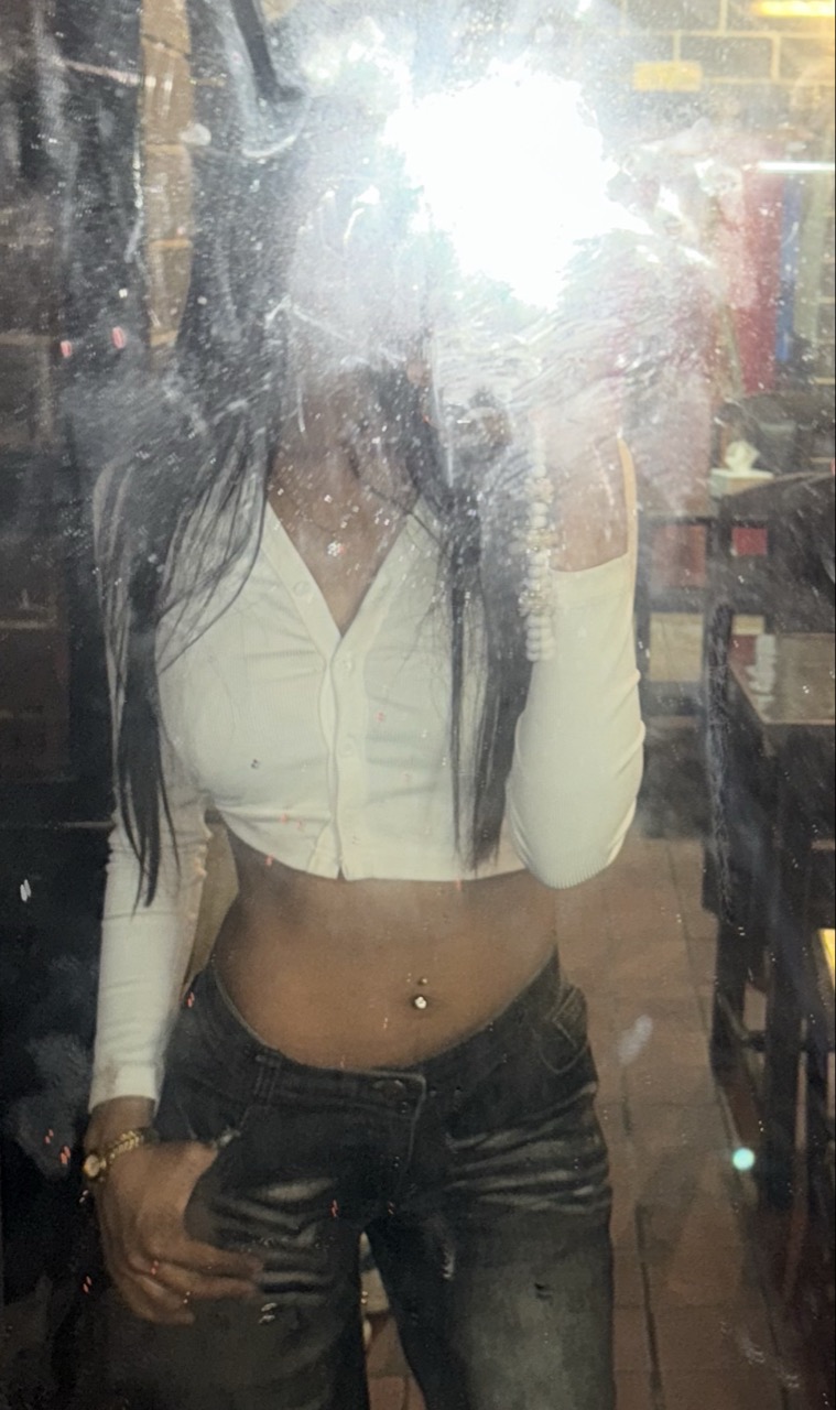 White button up crop top - Thumbnail 2