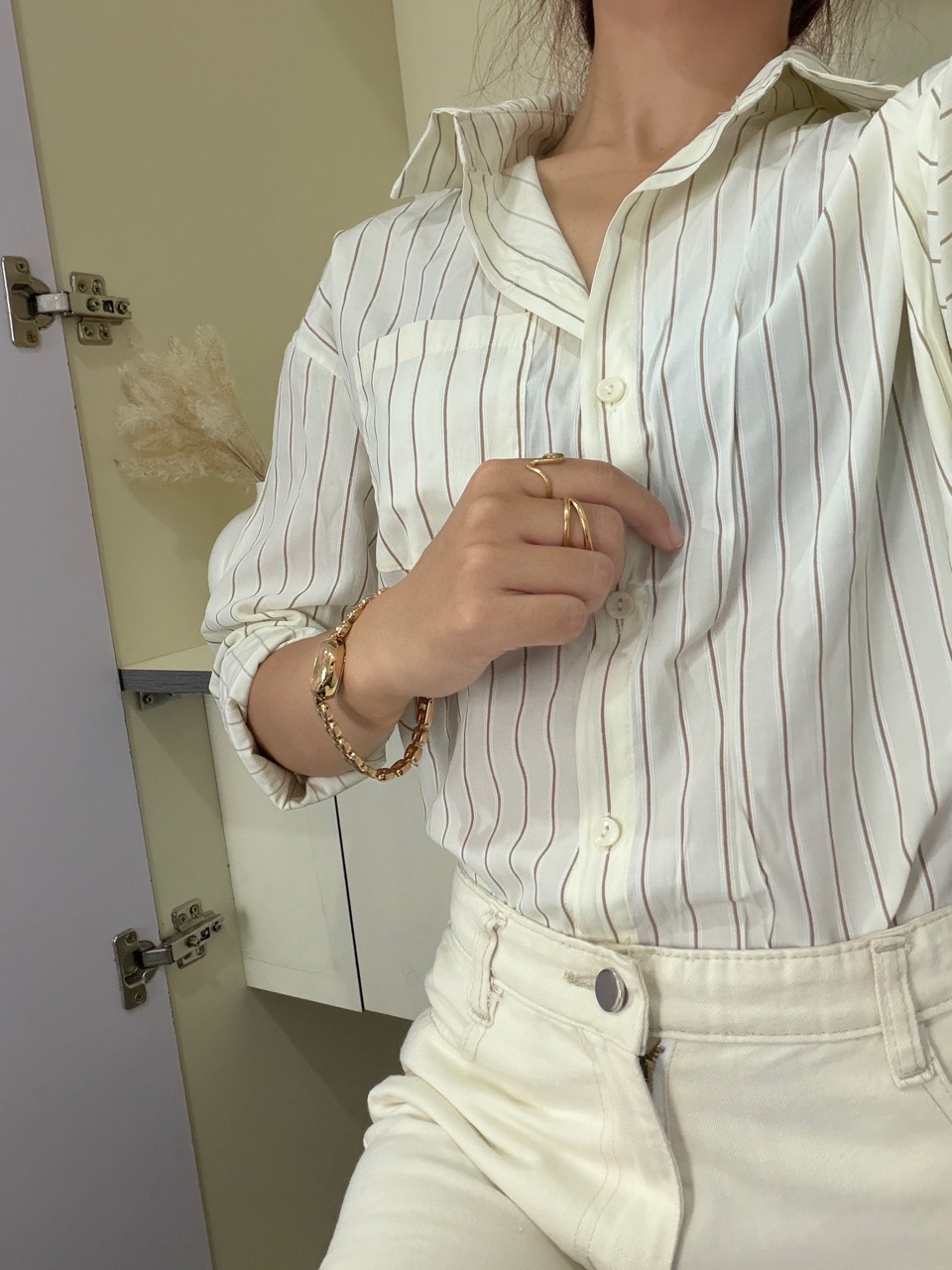 Oldmoney Style Striped Shirt - Thumbnail 2
