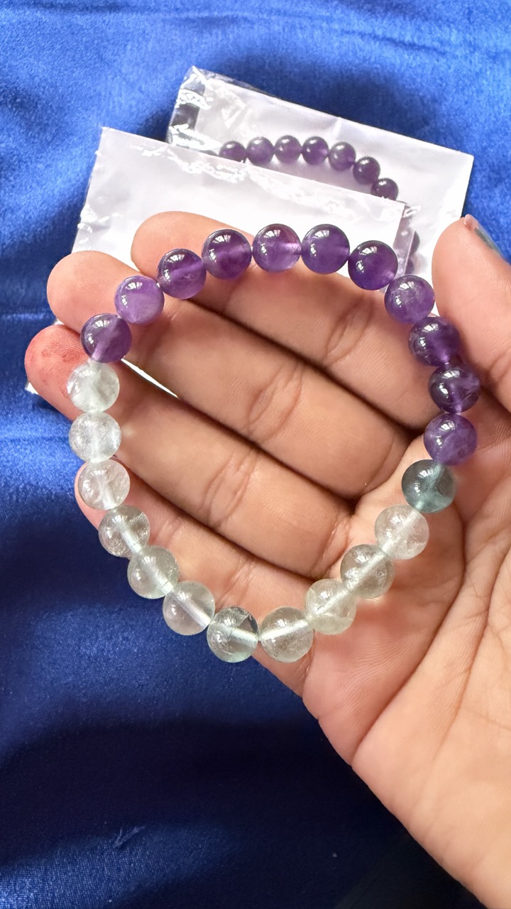 Fluorite X Amethyst - Thumbnail 2