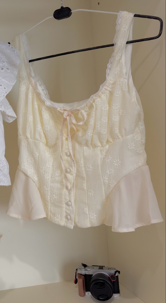 Frill Ruched bust top - Thumbnail 3