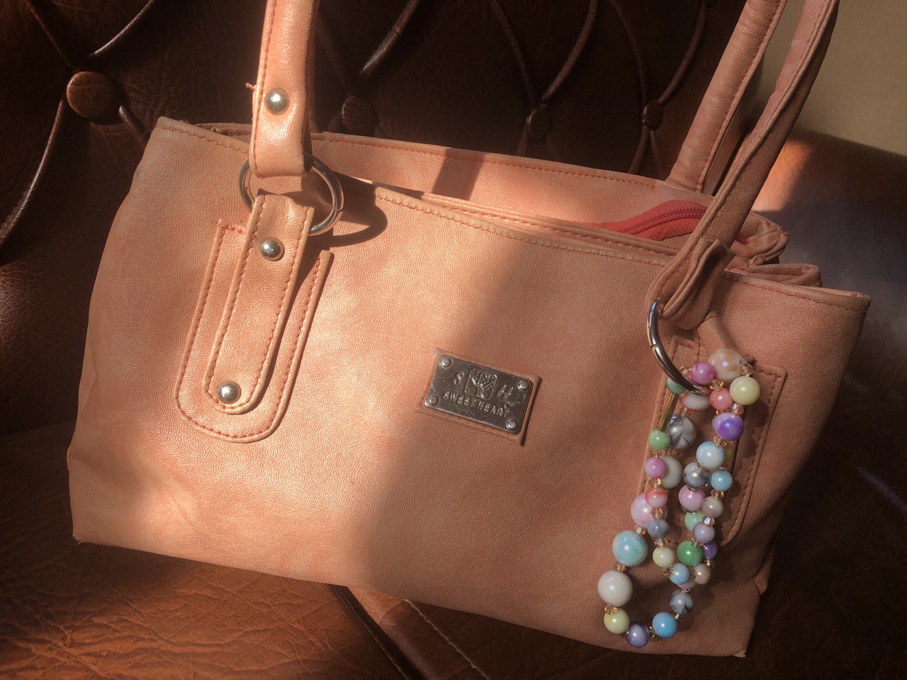 vintage leather shoulder bag - Thumbnail 3